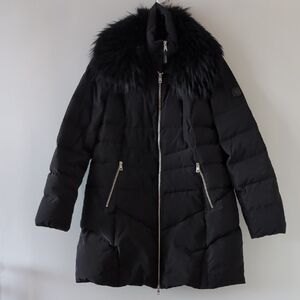 Ookpik Down Winter Coat With Racoon Fur